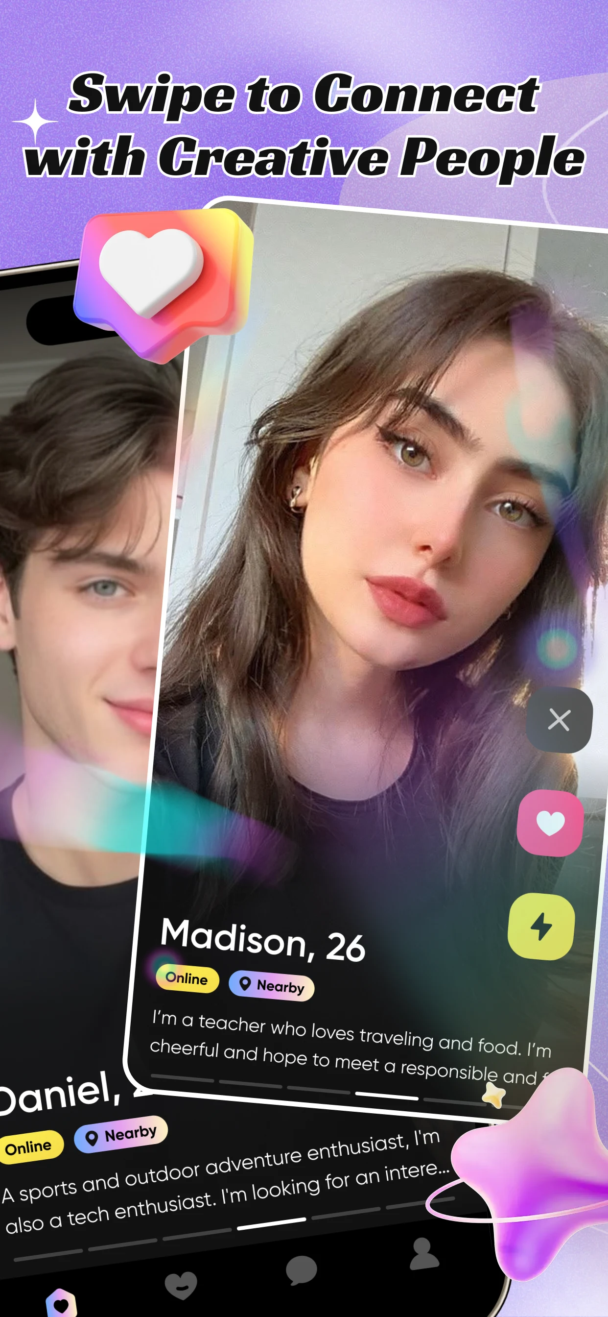SparkOn: Swipe On Real Sparks screenshot